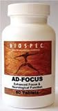 AD-Focus: Treats ADD and ADHD, The Common Mental Health and Behavioral Disorders in Children.