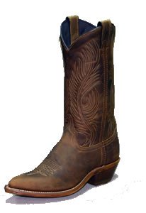 Abilene Women’s Tan Distressed Western Dress Boot # 9057 Picture