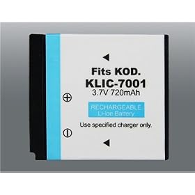 3.7V 600mAh Lithium Battery for KOD.K7001 Digital Camera (White) + Worldwide free shiping
