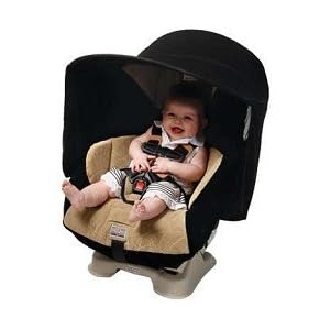 Car Seat Sunshade - Black