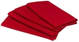 DII Sweet Hearts Set of 4 Napkins, Tango Red