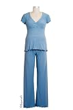 Majamas MJs - Nursing Pajamas - Pewter -Size Large