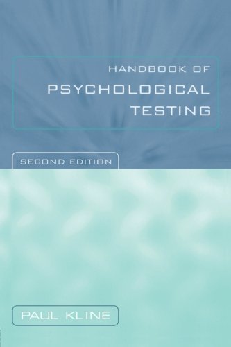 Handbook of Psychological Testing 2nd edition by Kline, Paul (1999) Paperback