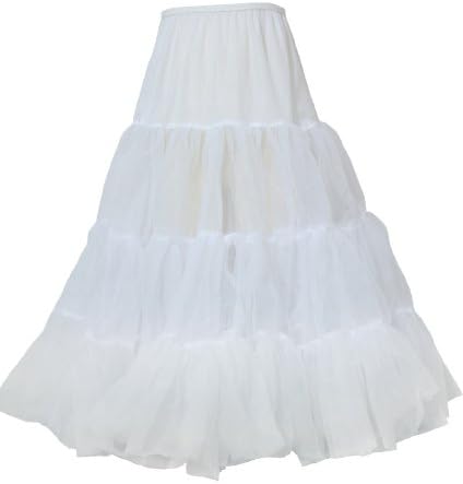 Miss Model Girls Antistatic White Half Petticoat Slip - Sizes 12-18