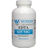 EDTA 625 Mg Ethylenediaminetetraacetic Acid Our EDTA is an amino acid, EDTA disodium chelate- 250 Capsules #9762