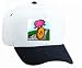 White Cap with piggy, coin, running, pig, money, bank