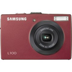 Samsung L100 8.2MP Digital Camera with 3x Optical Zoom (Red)