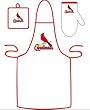 St. Louis Cardinals Grilling Apron Set - Baseball Sports Merchandise