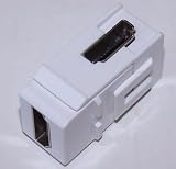 HDMI Keystone insert 90 degree for easy in wall installation