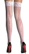 Thigh Highs Leg Avenue Nylons with heart back seam - Valentine's Day Lingerie Accessory!