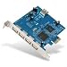USB 2.0 Express Pci Card  4-EXTERNAL/1-INTERNAL
