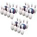 Sporting Goods : Set of 3 Bowling Baskets w/ Pins & Balls
