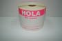 500 3x4 Pink Spanish Hello My Name Is ID Tag Badge Labels
