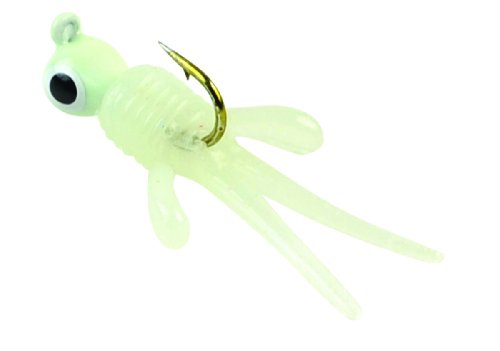 Berkley PCAM180H-GW Power Bait Micro Atomic Mite Bait, (Glow White, 3/4-Inch, 1/80 Oz.)