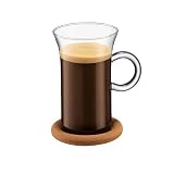 Bodum Shin Bistro Coffee Cup & Cork Coasters
