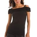 Armani Exchange Cutout Shoulder Top
