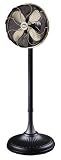 Casablanca 1928F Zephair Floor Fan Matte Black and Satin Brass Finish 16 Blade Span