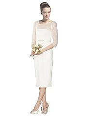 Sophisticated Strapless Nylon/Polyester Keyhole  Lace Wedding Dress  With Pearls