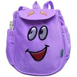 Nick Jr. Dora the Explorer Purple Plush Bag - new 2010 style