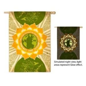 Respect Our Mother Glow in the Dark Regular Size Silk Reflections Flag