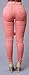 Jiujiuyi Women's Candy Color Ripped Skinny Jeans