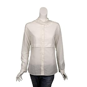 STELLA MCCARTNEY White Button Blouse Top