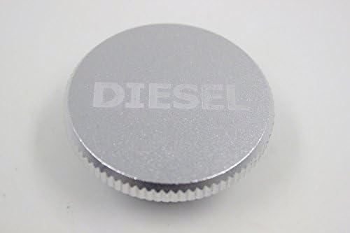 Bautopart Diesel Billet Aluminum Fuel Cap Magnetic for 2013-2016 Dodge Ram (Silver)