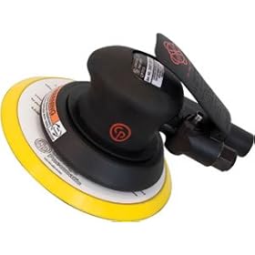 Chicago Pneumatic CP7225 Random Orbital Finishing Sander- 3/32 Orbit- 6-Inch Pad