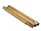 HANDLE WOOD 3PC THREADED