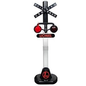 Lionel Limited Edition Railroad Crossing Coin Bank - Signals Flash & Whistle Blows Each Time Coin is Inserted!