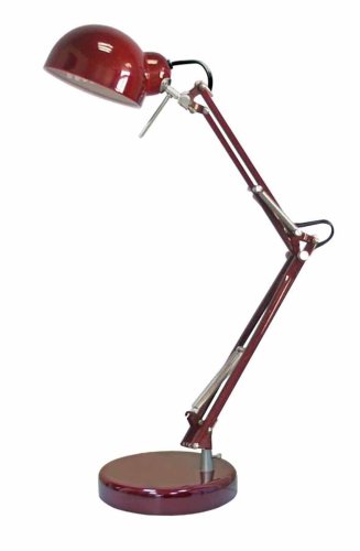 Grandrich ES-244 13-Watt Energy Saving Compact Fluorescent Adjusted Table Lamp - Red