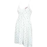 So Cal Skull Dot Dress White Size Large