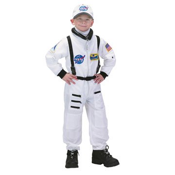 NASA Jr. Astronaut Suit White Toddler/Child Costume