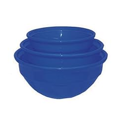 Emile Henry 3 Bowl Mixing Set, Azur (Blue)