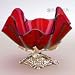 Arthur Court Designs Grapevine Stand with 7" Ruby Acrylic Bo