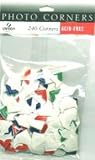 Canson Photo Corners Canson Photo Corners 240/Package, Bright Shiny Primary