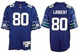 Steve Largent Blue Reebok NFL Premier 1985 Throwback Seattle Seahawks Jersey - Medium