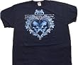KINGDOM OF SORROW - 2 Skull - Black T-shirt