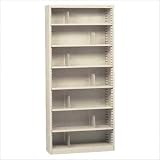 KD 84 H Seven Shelf Bookcase (Adder) Color: Black