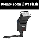 Vivitar Bounce Zoom Slave Flash with Camera Hot Shoe Bracket for Nikon D300 ....