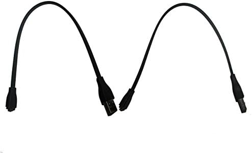 2pcs USB Charging Data Sync Cables for Fitbit Force Bracelet Tracking Exercise Activity Sport +1 Free Gift Waterproof Sunglasses, Eyeglasses Soft Pouch Bag Case/ Random Color/