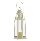 Ivory Lighthouse Candle Holder Hanging Lantern