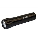 Dorcy 41-4276 65 Lumen LED Aluminum Tail Cap Switch Flashlight with Batteries