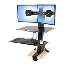 Ergotron WorkFit-S Dual mit Worksurface Preisvergleich