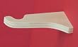 Long Unfinished Support Bracket for a 1-3/8" dowel rod - 2/pack [CAPITOL CITY LUMBER]