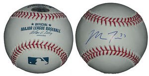 Mike Trout Signed MLB Baseball Los Angeles Angels