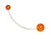 Maternity Piercings Dark Glitter Sports or Pregnancy Flexible Belly Ring
