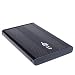 Super Slim 2.5'' USB 2.0 Aluminum Hard Drive Enclosure (Black)