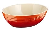 Le Creuset Stoneware Oval Serving Bowl, Volcanic
