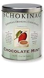 Schokinag Chocolate Mint European Drinking Chocolate 12 Ounce Tin